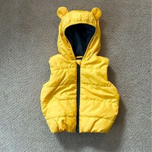 NEW w/tags! Gymboree, Vest w/Bear ears, Golden Yellow- Boys/Girls 18-24 …